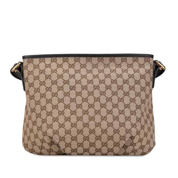 Gucci GG Canvas Crossbody Brown - GABY PARIS