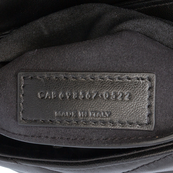 Saint Laurent Matelassé Cuir d’agneau Le 57 Diamond Sac bandoulière