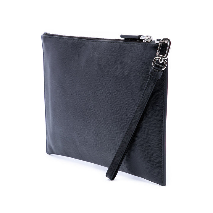 Prada Saffiano Wristlet Pochette