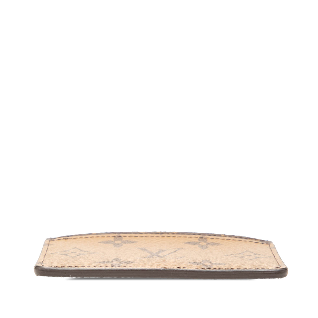 Louis Vuitton Porte-cartes Monogram Reverse Marron – vue 3 – GABY PARIS