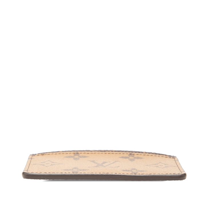 Louis Vuitton Porte-cartes Monogram Reverse Marron – vue 3 – GABY PARIS