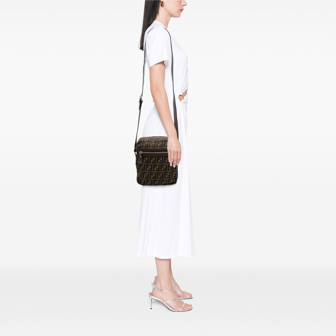 Fendi Zucca Toile Sac porté croisé
