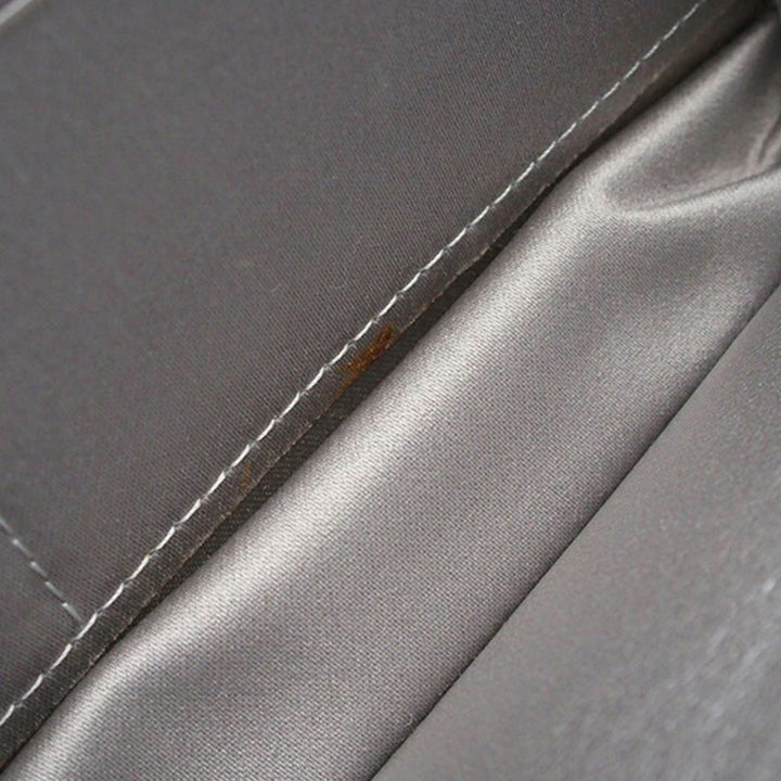 CC embossé Camellia Wallet on Chain Cuir d'agneau Noir