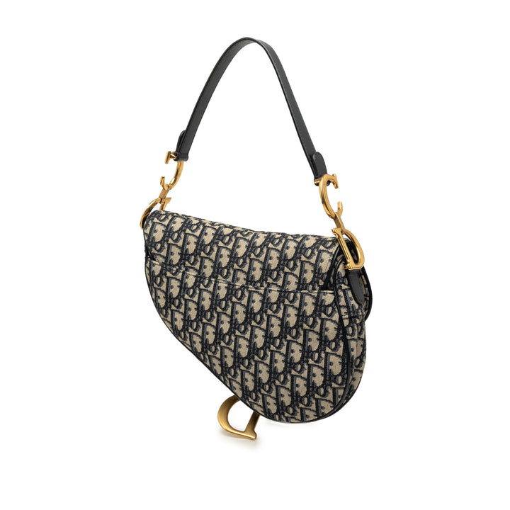 Saddle Sac Oblique Bleu