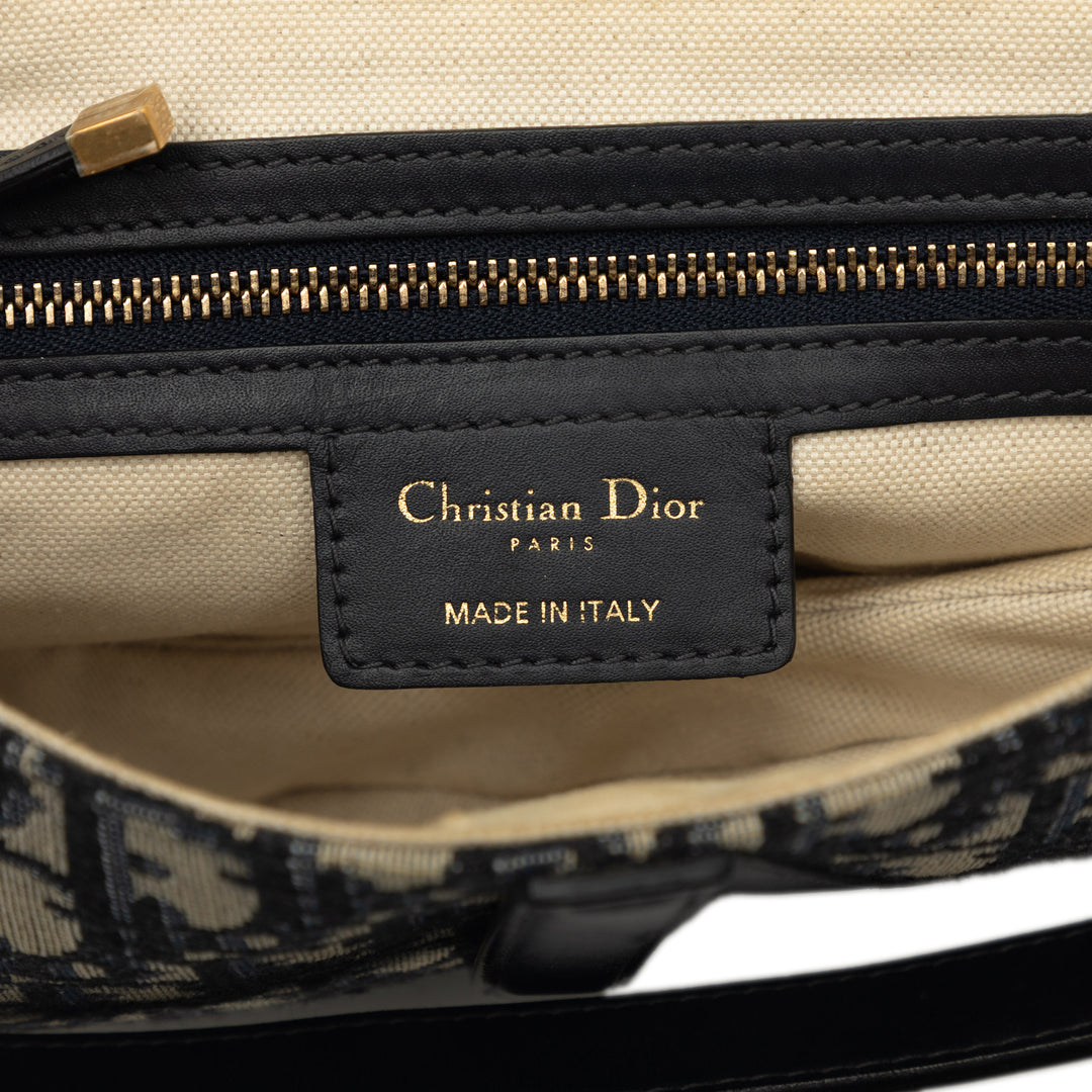Saddle Sac Oblique Bleu
