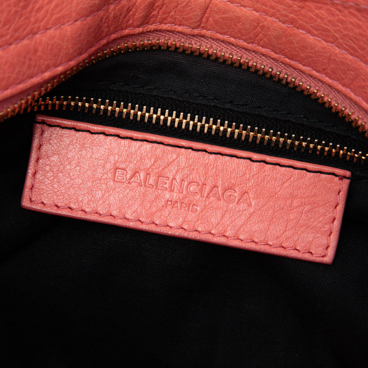 Balenciaga Sac à main Motocross Giant 21 City Mini Cuir d'agneau Rose – vue 5 – GABY PARIS