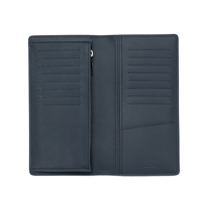 Louis Vuitton Aerogram Brazza Portefeuille Bleu – vue 4 – GABY PARIS