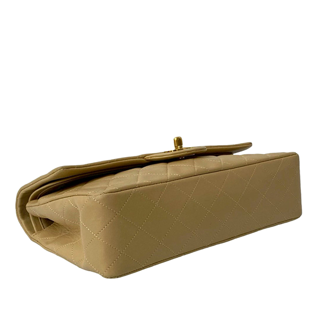 Chanel Medium Classic Cuir d’agneau Double rabat