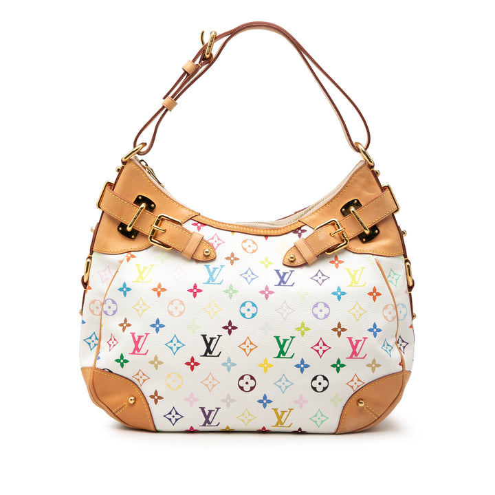 Greta Monogram Multicolore Weiß