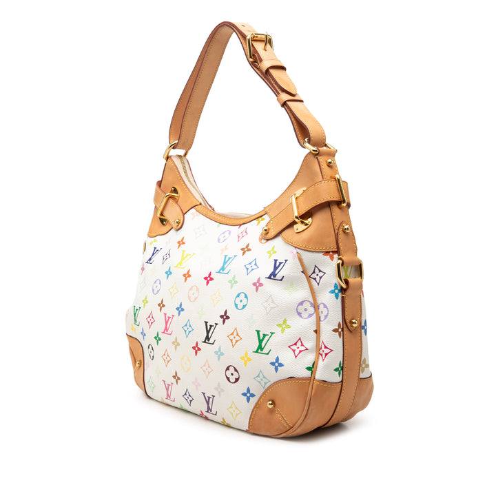 Greta Monogram Multicolore Weiß