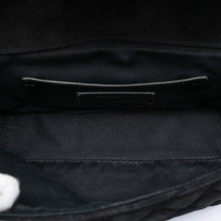 Saint Laurent Medium Daim Triquilt Monogram College Sac
