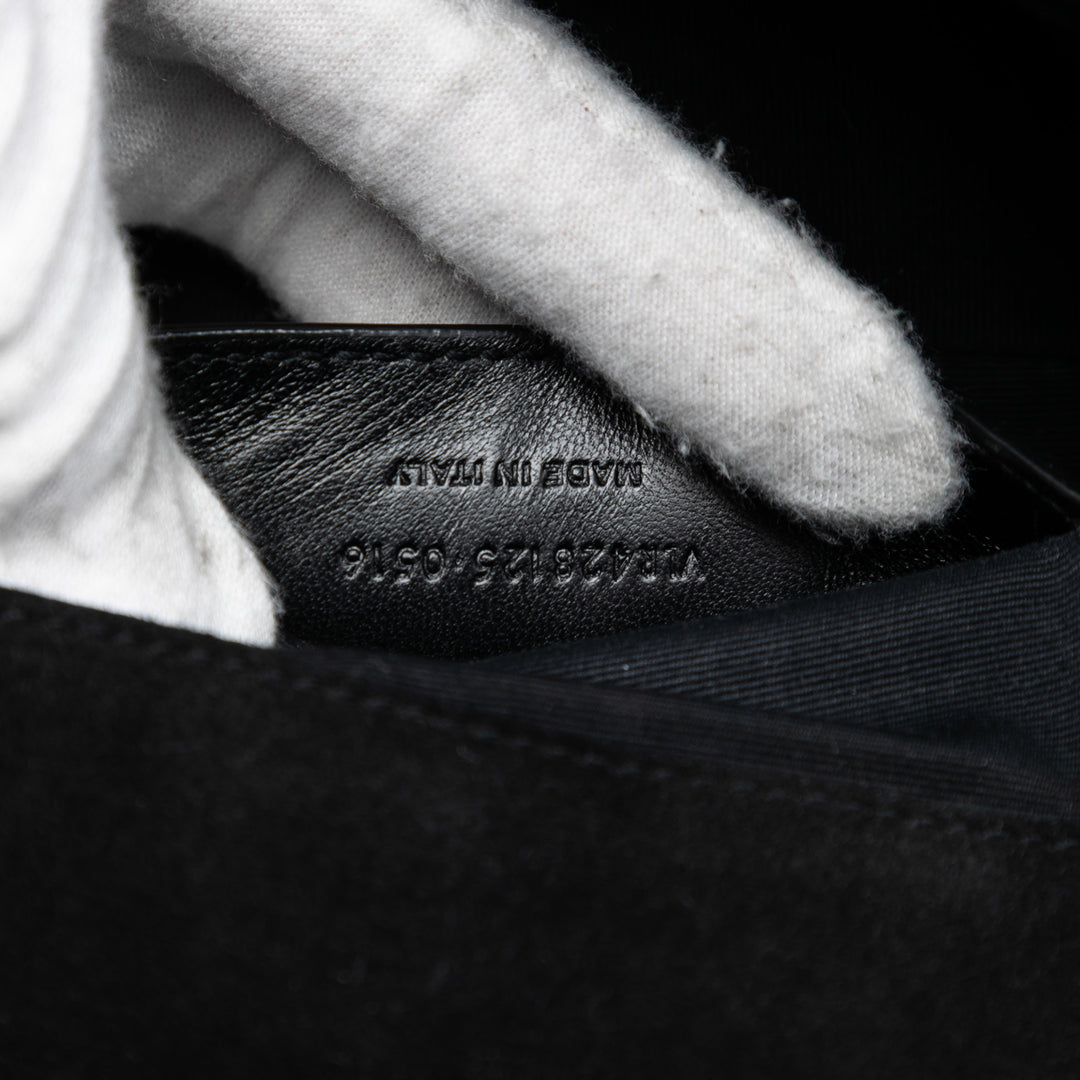 Saint Laurent Medium Daim Triquilt Monogram College Sac