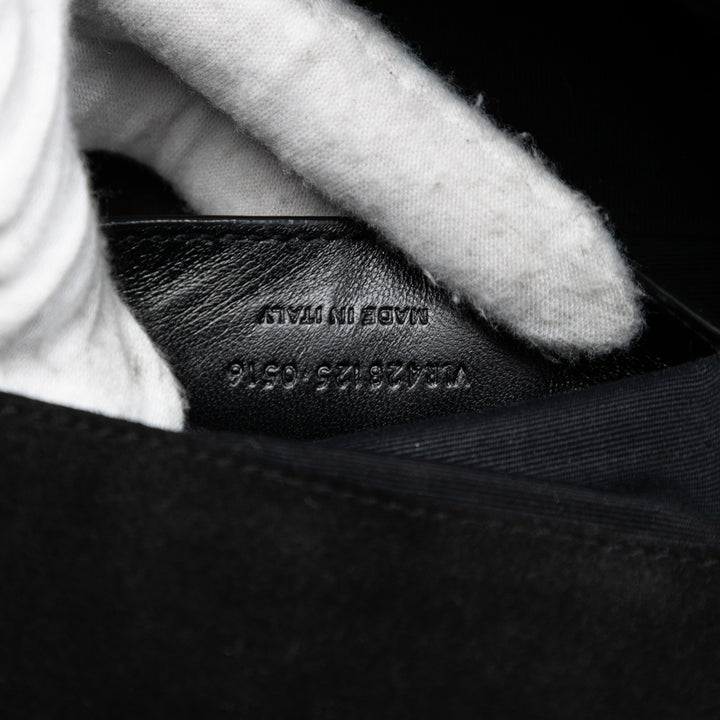 Saint Laurent Medium Daim Triquilt Monogram College Sac
