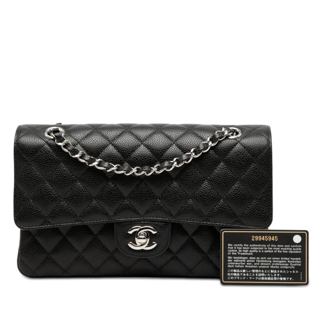 Chanel Medium Classic Caviar Double rabat
