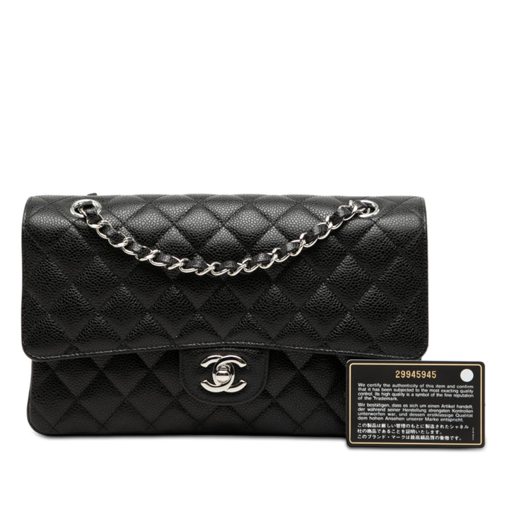 Chanel Medium Classic Caviar Double rabat