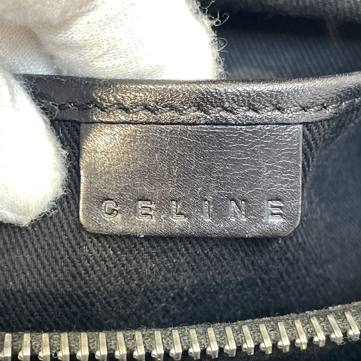 C Macadam Suede Handbag Black - Gaby Paris