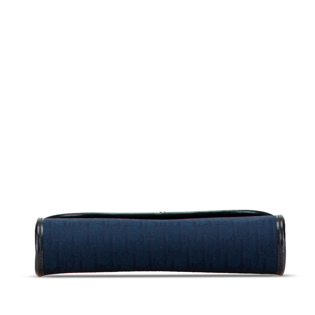 Dior Diorissimo Trotter Toile Chain Sac porté croisé Bleu – GABY PARIS Authentique