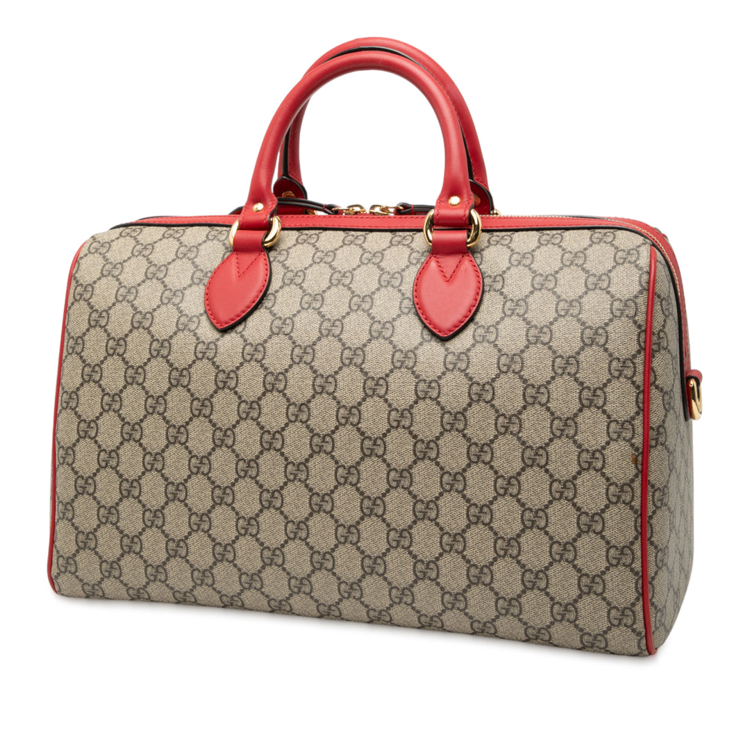 Gucci Medium GG Supreme brodé Sac cartable