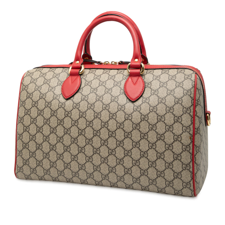 Gucci Medium GG Supreme brodé Sac cartable