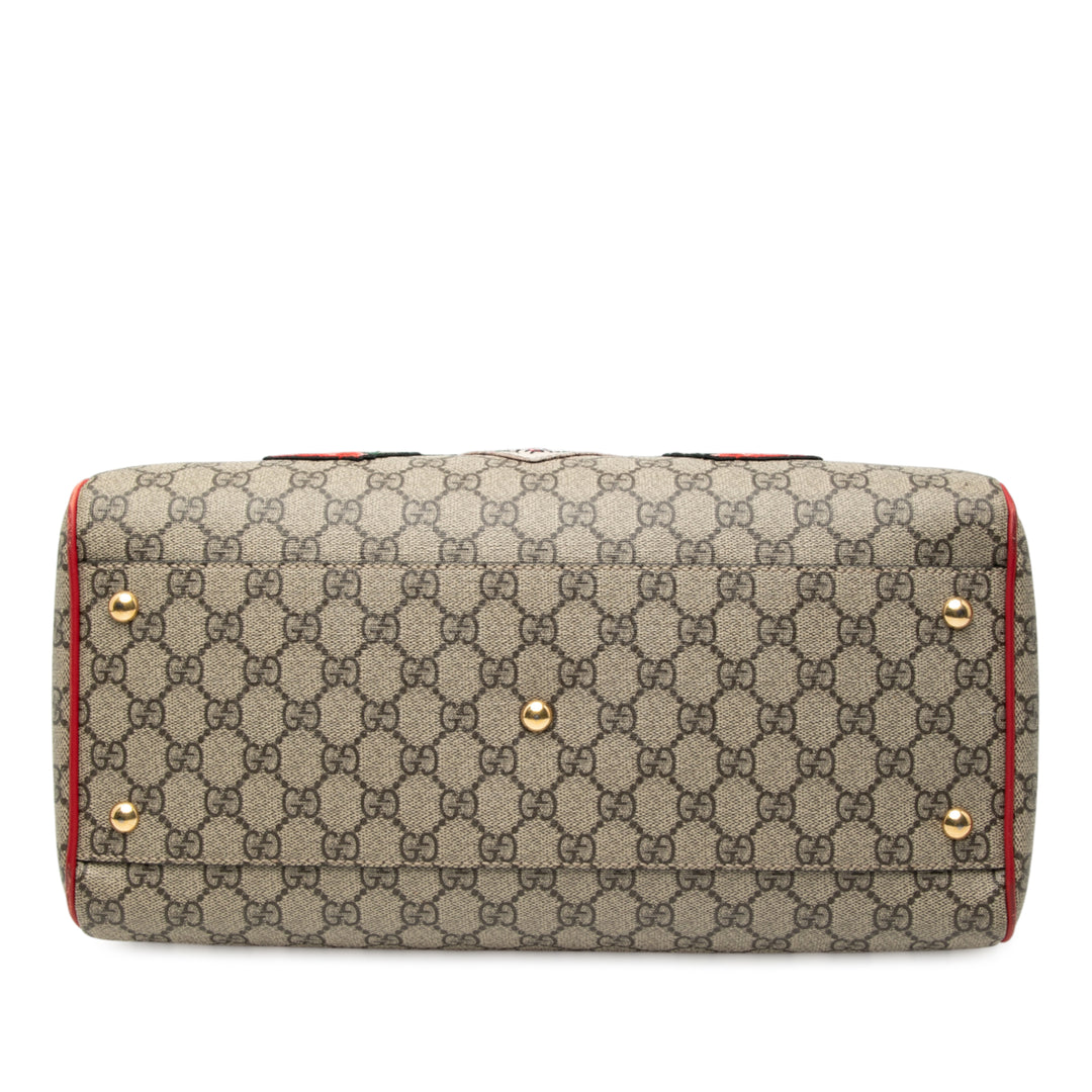 Gucci Medium GG Supreme brodé Sac cartable
