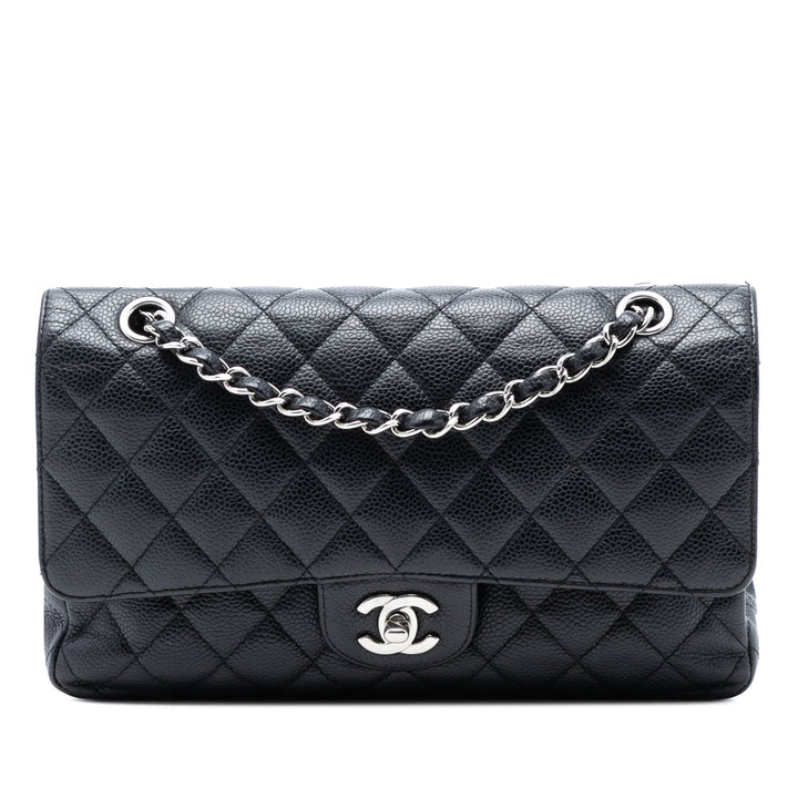 Chanel Medium Classic Caviar Double rabat