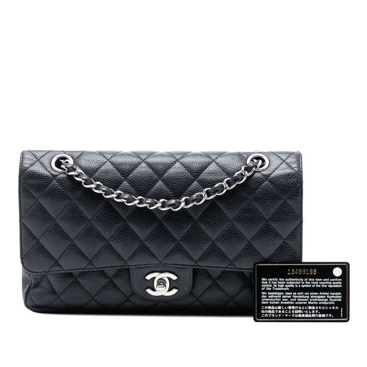 Chanel Medium Classic Caviar Double rabat