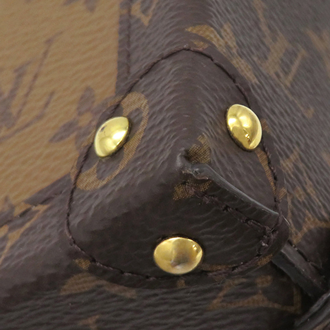 Pochette Trunk Verticale Monogram Reverse Marron