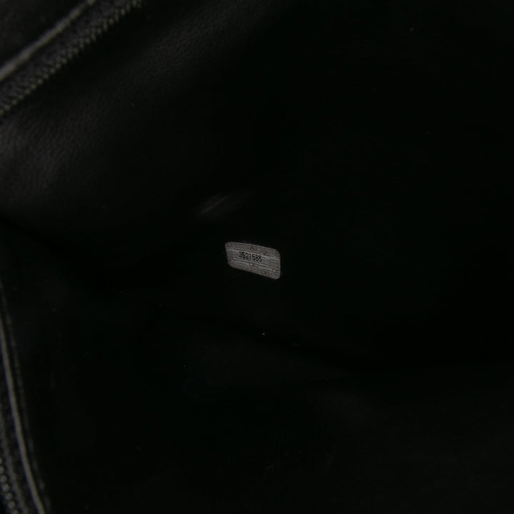 Chanel Caviar Front Pocket Chain Cabas Noir