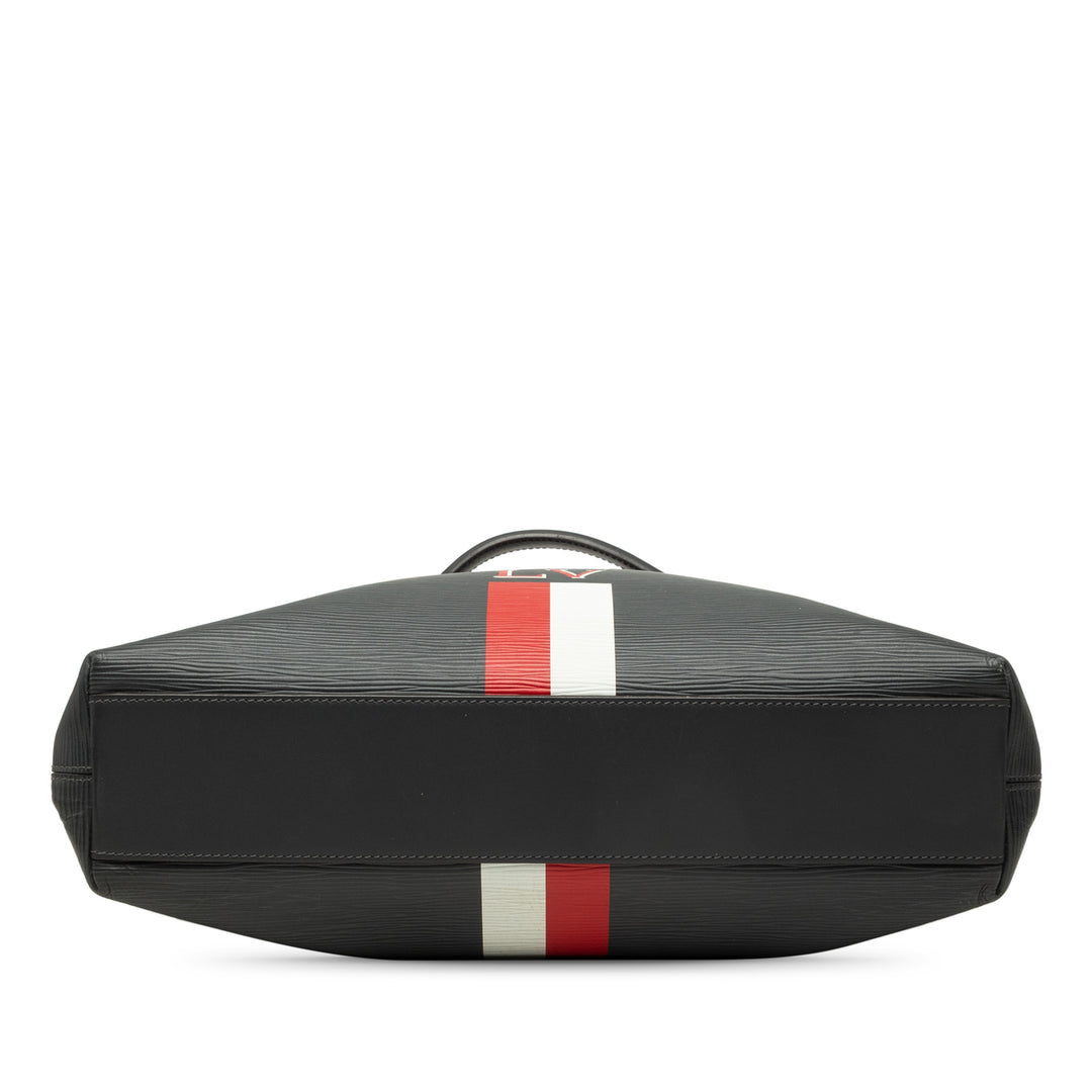 Louis Vuitton Paint Stripe Cabas Épi Bleu – vue 3 – GABY PARIS