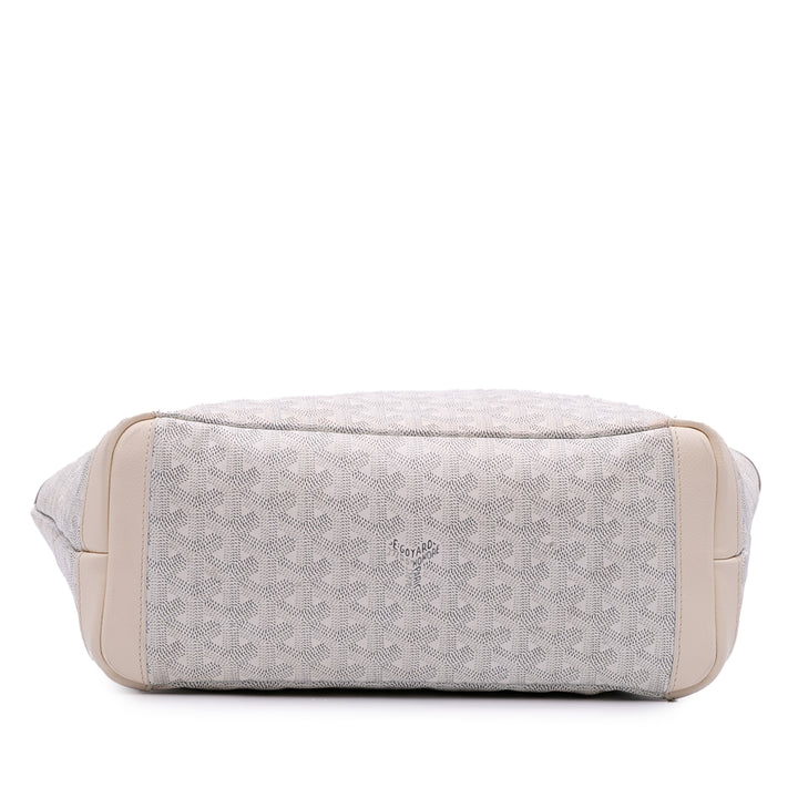 Goyard Cabas Artois Goyardine PM Blanc – vue 3 – GABY PARIS