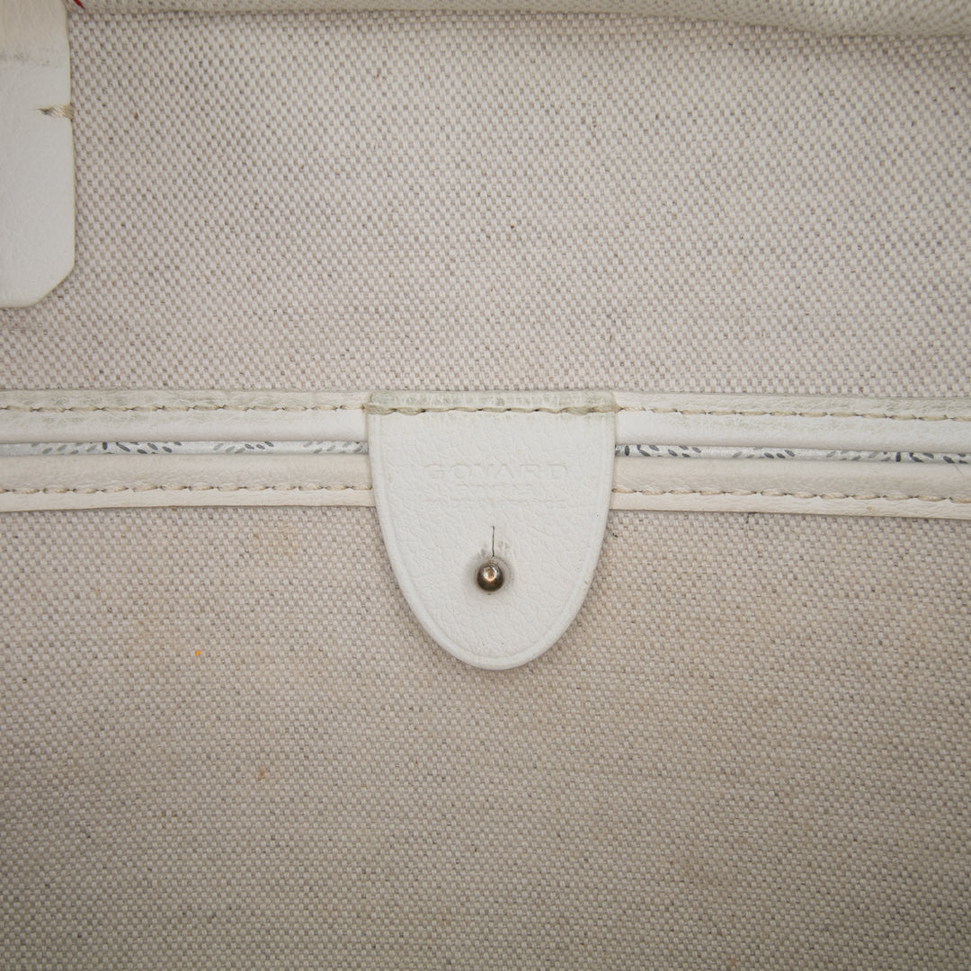 Goyard Cabas Artois Goyardine PM Blanc – vue 5 – GABY PARIS