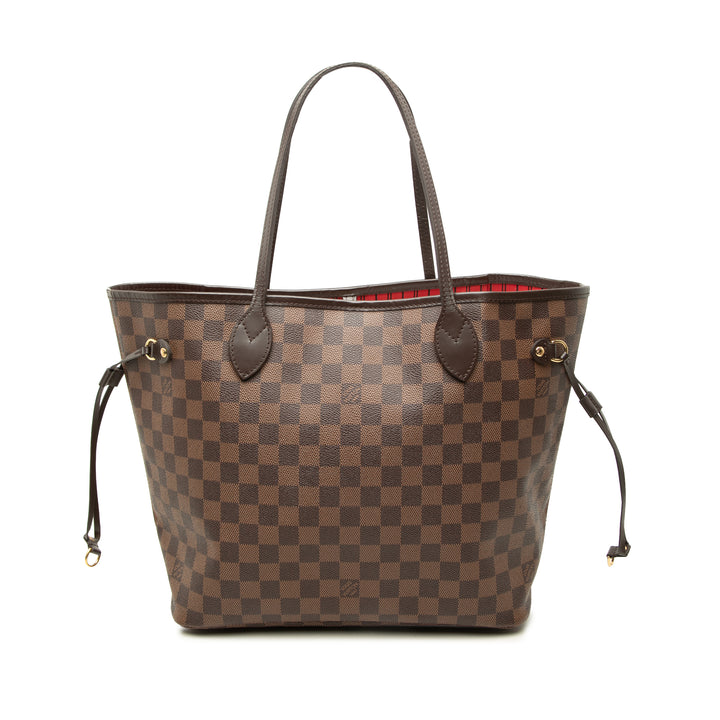 Louis Vuitton Neverfull MM Damier Ébène Marron – vue principale – GABY PARIS