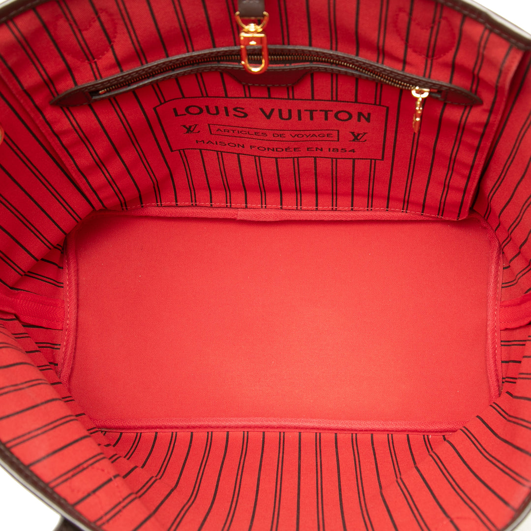 Louis Vuitton Neverfull MM Damier Ébène Marron – vue 4 – GABY PARIS
