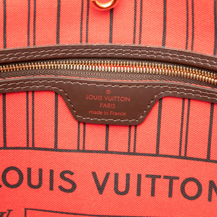 Louis Vuitton Neverfull MM Damier Ébène Marron – vue 5 – GABY PARIS
