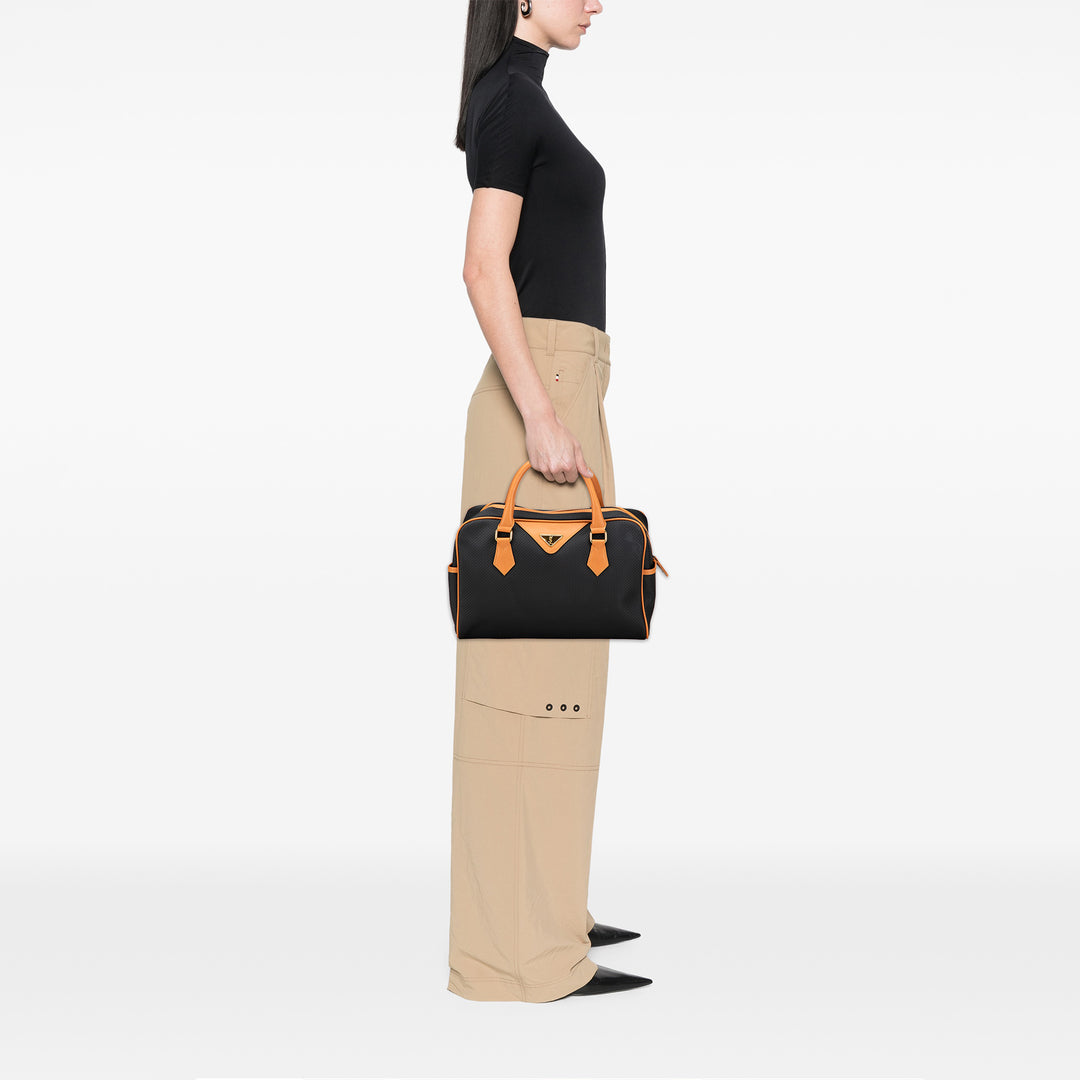 PVC Boston Bag Black - Gaby Paris
