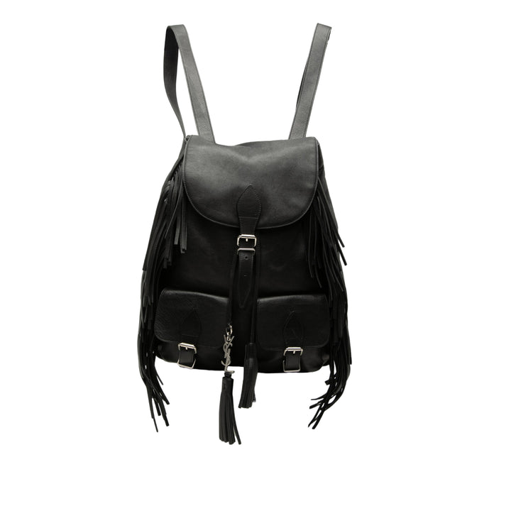 Saint Laurent Cuir de veau Fringe Festival Sac à dos