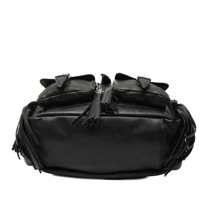 Saint Laurent Cuir de veau Fringe Festival Sac à dos