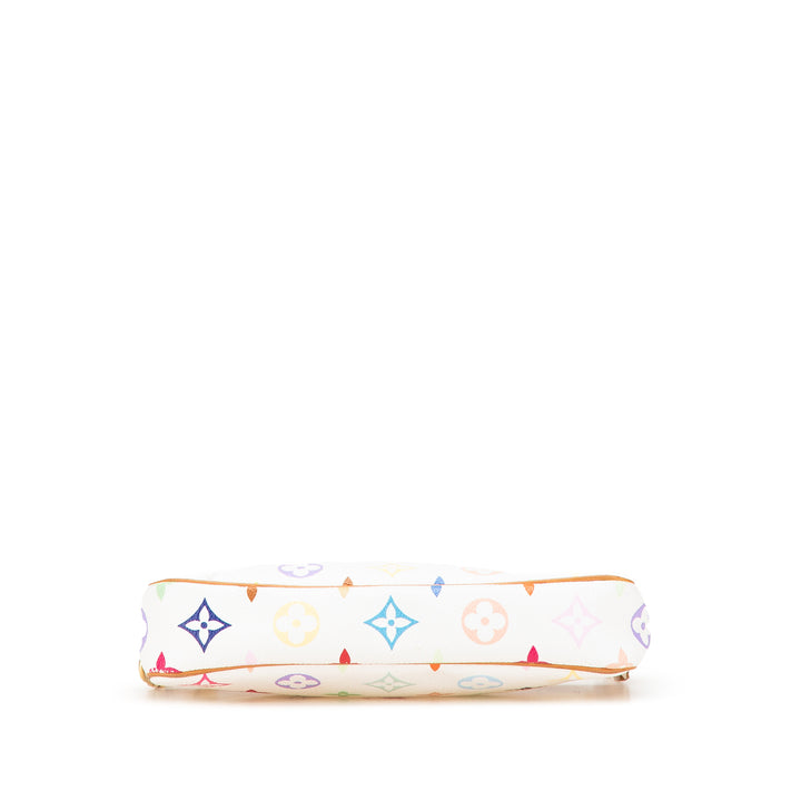 Monogram Multicolore Pochette Accessoires White - Gaby Paris