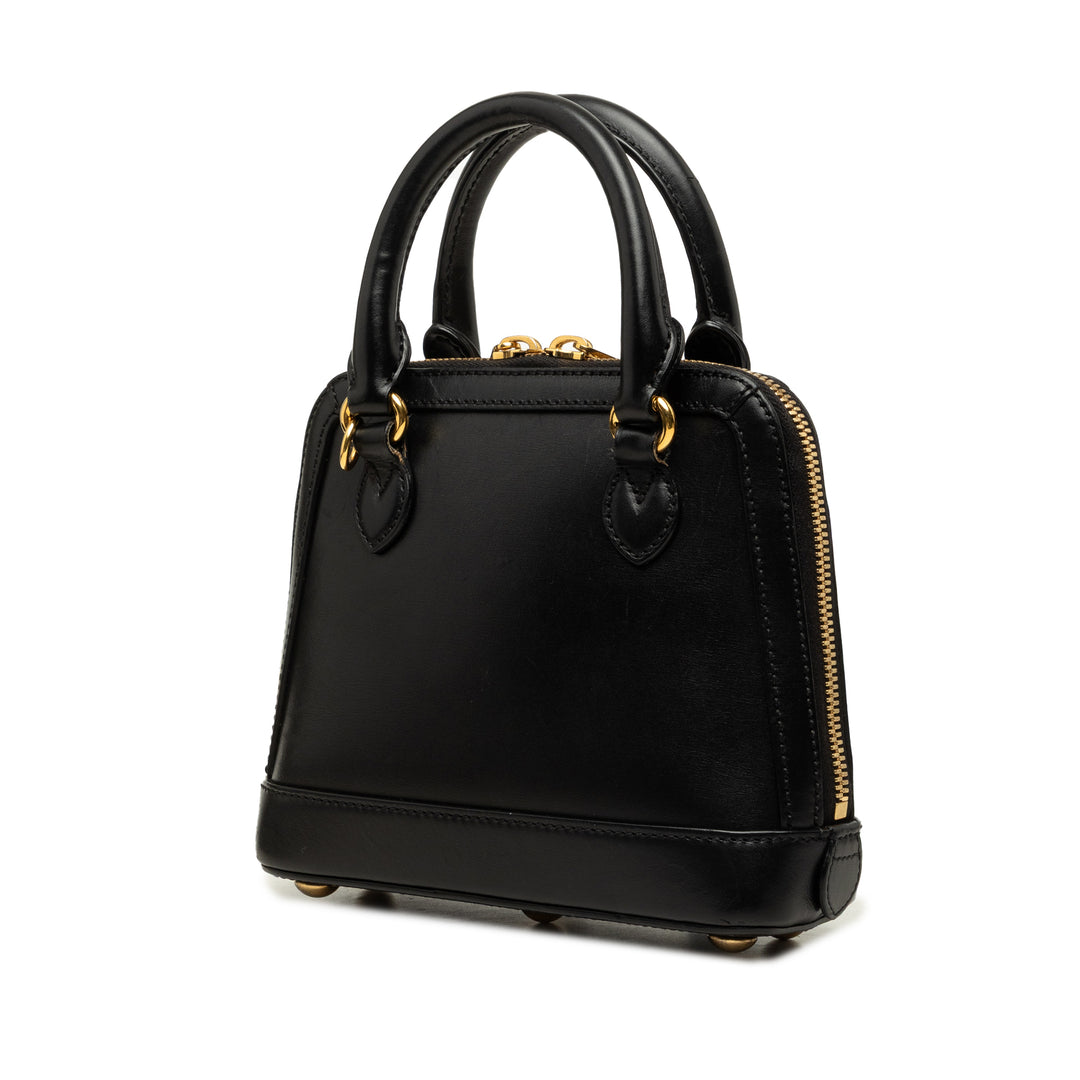 Gucci Horsebit 1955 Sac Petit Cuir de veau Noir – vue 2 – GABY PARIS