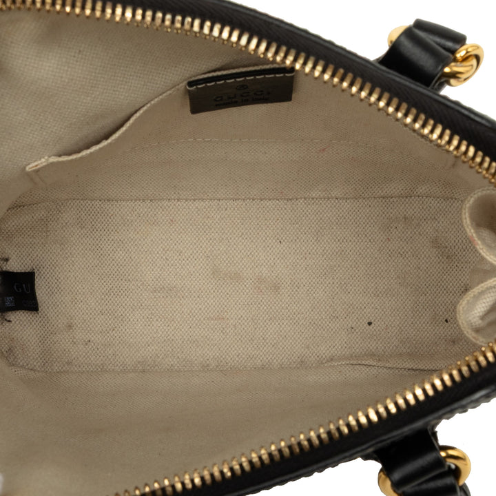 Gucci Horsebit 1955 Sac Petit Cuir de veau Noir – vue 4 – GABY PARIS