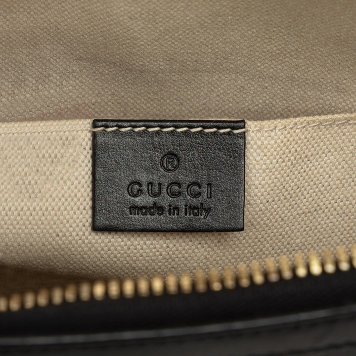 Gucci Horsebit 1955 Sac Petit Cuir de veau Noir – vue 5 – GABY PARIS
