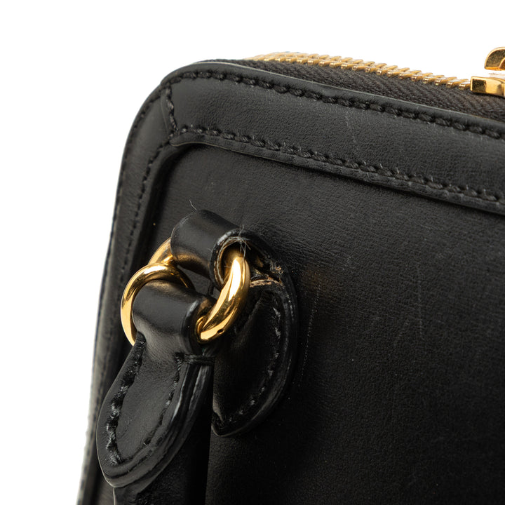 Gucci Horsebit 1955 Sac Petit Cuir de veau Noir – vue 6 – GABY PARIS