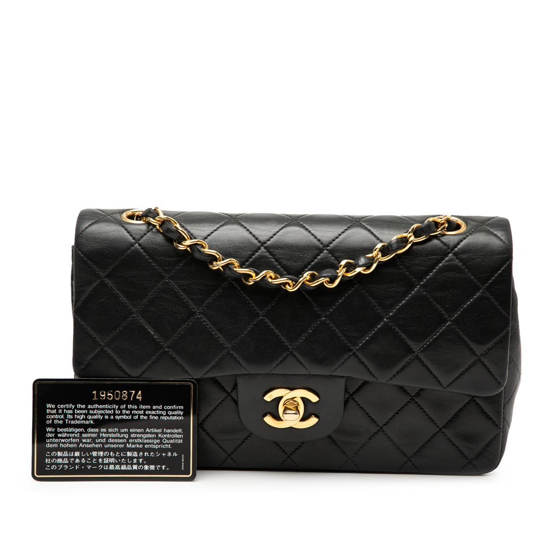 Chanel Small Classic Cuir d’agneau Double rabat – GABY PARIS Authentique