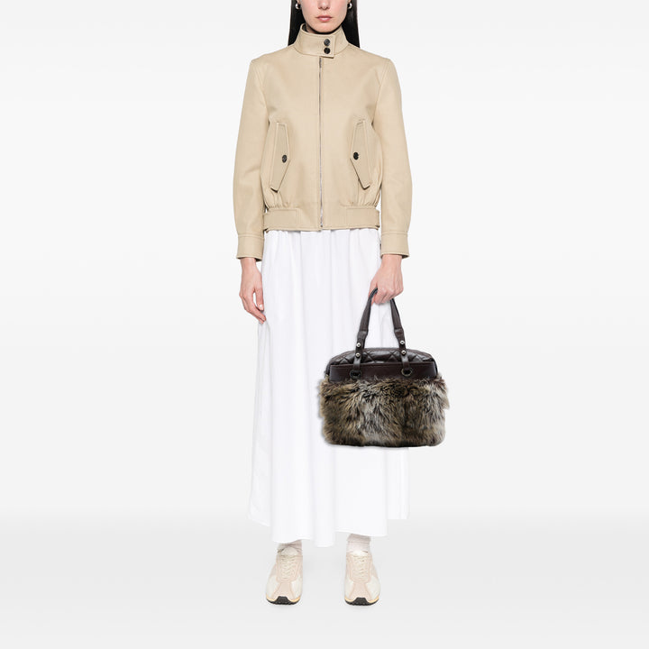 Chanel Paris Biarritz Fantasy Faux Fur Cabas Marron – vue 5 – GABY PARIS