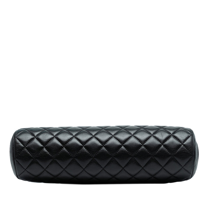 Chanel Quilted Cuir d’agneau Frame Pochette Noir – GABY PARIS Authentique