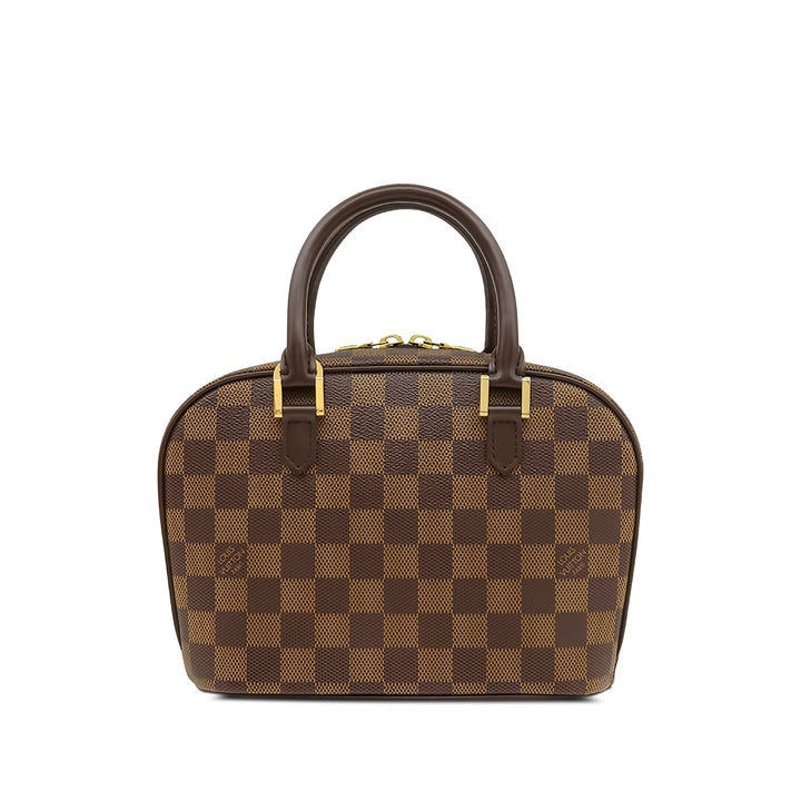 Louis Vuitton Sarria Mini Damier Ébène Marron – vue principale – GABY PARIS