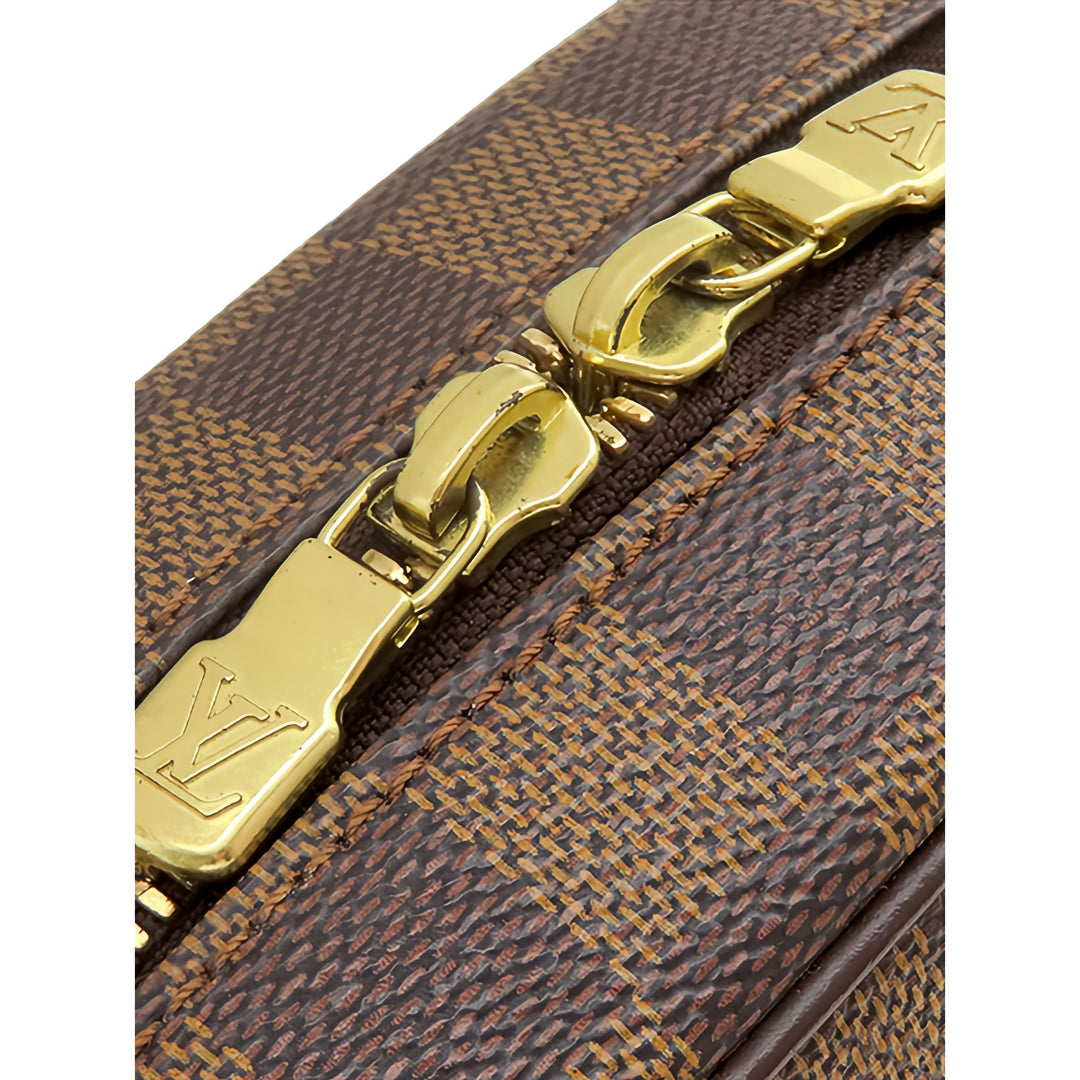 Louis Vuitton Sarria Mini Damier Ébène Marron – vue 7 – GABY PARIS
