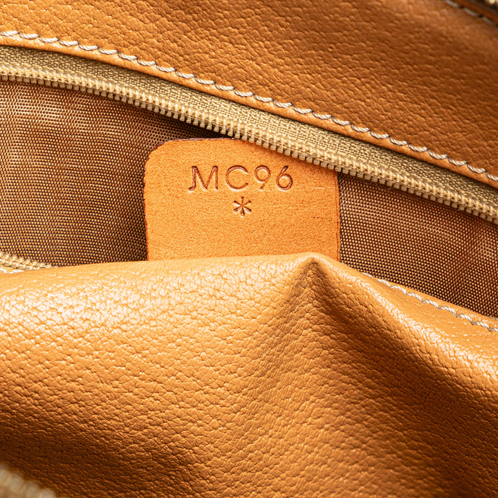 Macadam Coated Canvas Handbag Brown - Gaby Paris