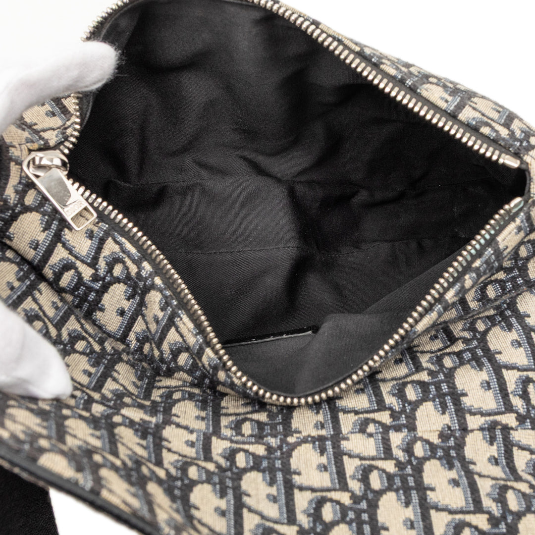 Dior Oblique Toile Saddle Sac porté croisé