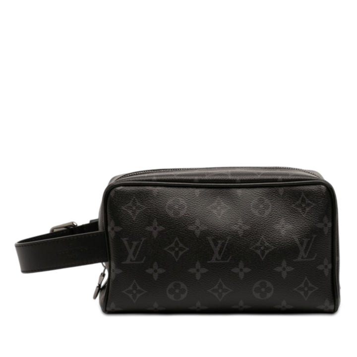 Louis Vuitton Monogram Eclipse Locker Dopp Kit Pochette